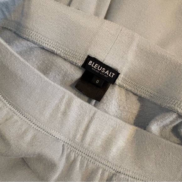 Wide Leg Light Blue Pants - Picture 3 of 4